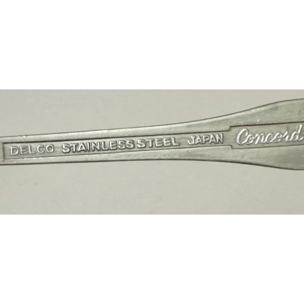 Delco Stainless Steel Japan Concord Spoon Ice Tea Spoons 7